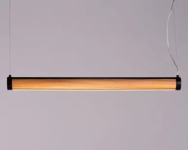 фото Светильник подвесной Jupiter Void, оливковый ясень