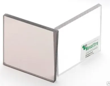 фото Монолитный поликарбонат 08мм 3050х2050 Novattro (00 прозрачный, 2UV)
