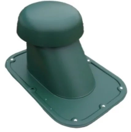 Фото №4 Выход вентиляции Металл Профиль Ø160 на металлочерепицу