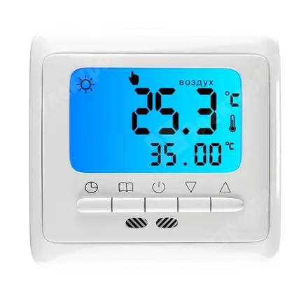 Фото №0 Терморегулятор электронный програм.G11Н (6 кВт) датчик воздуха,датчик темп.пола ,ЖК-экран, пределы р GRANDEKS