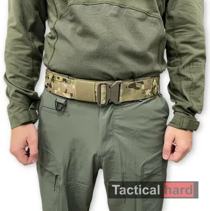 Фото №0 Тактический брючный ремень "Балдрик" с пряжкой ЗУБР Мультикам