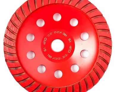 фото Чашка алмазная шлифовальная REDVERG 180мм TURBO (900401)
