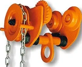 фото Тележка для тали с цепным приводом GCL г/п 0,5 т, высота 6 м