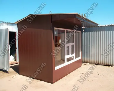 фото Бытовка Вагончик — Ларек 3х2 (3х3 с навесом) - 0012