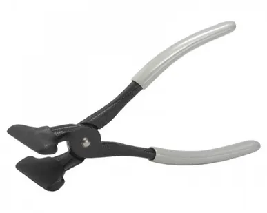 фото Литые стальные клещи прямые, виниловые губки, 89 мм в Санкт-Петербурге