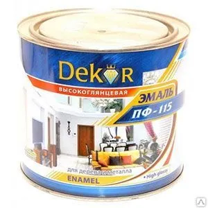 Фото №0 Эмаль ПФ-115 DEKOR светло-голубая 1,8кг