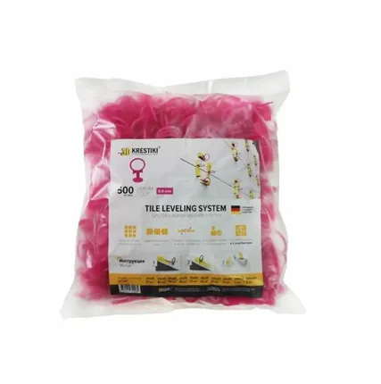 Фото №0 Крестики 3D Зажим 0.8мм (СВП-Система выравнивания плитки) 500шт