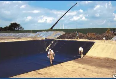 фото Геомембрана HDPE 1.5 мм; HDPE 1.5 Г