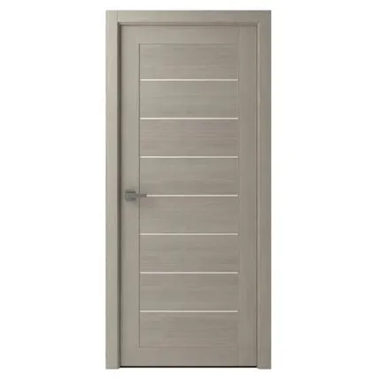 Фото №0 дверь межкомнатная со стеклом вдк эко simple 227,эшвайт, 600*2 000мм.