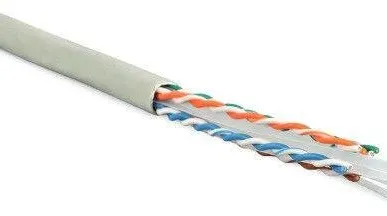 фото Кабель витая пара U/UTP кат.6 4х2х23AWG solid PVC UUTP4-C6-S23-IN-PVC-GY-305 сер. (м) Hyperline 42047