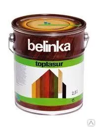 фото Лазурное покрытие BELINKA TOPLASUR № 11,белая 2,5 л, толстослойное