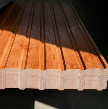 Фото №0 Профлист С-10 под дерево / золотой орех / 0.45 мм. - Золотой орех - Глянцевая - с ЛКП - Первый - С-8 - Стандартные - Опт (от 100 листов / от 200 м.пог.)