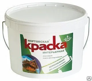 фото Краска Нортовская интерьерная - ведро 15 кг