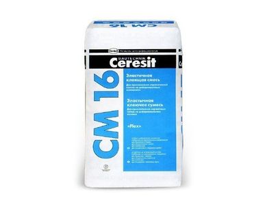 фото ЦЕРЕЗИТ CM16 Клей эластичный клей для плитки (25кг)
