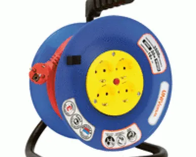 фото Удлинитель на мет. катушке 4*50 ВЕМ-259 т/защ.КГ 3*1.5 IP44