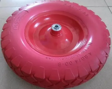 фото Колесо для тачки ЛИТОЕ 400мм с мет. диском ось 12мм