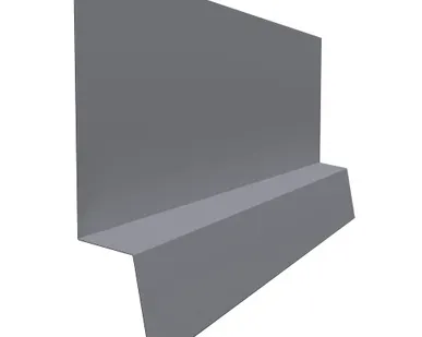 фото Планка начальная фальц 0,45 PE с пленкой RAL 7004 сигнальный серый