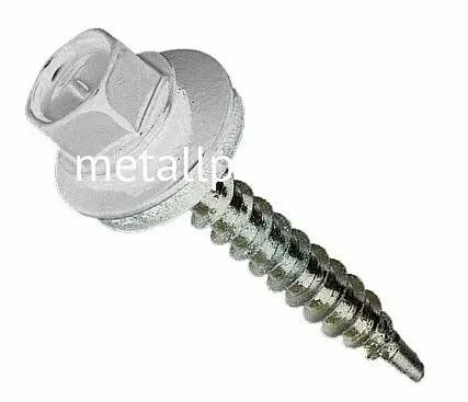 Фото №0 Саморез кровельный серый ral 7004 4,8x29 (упаковка) 250 шт