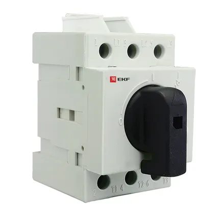 Фото №1 Рубильник мод. 3п MS-25A на DIN-рейку EKF ms-25d