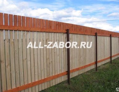 фото Забор деревянный