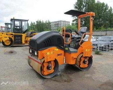 фото ДМ03 Каток тротуарный двухвальцовый вибрационный