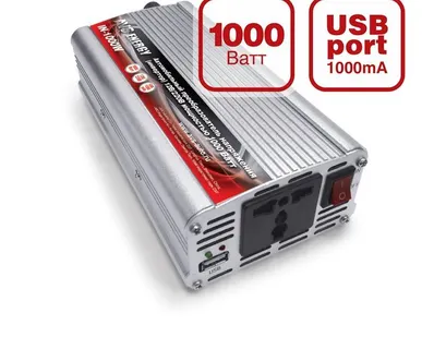 фото Автомобильный инвертор 12/220V IN-1000W