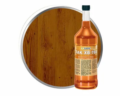 фото Лак ХВ-784 Лакра Орех 0,5 л