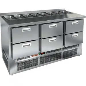 фото Стол холодильный саладетта HICOLD SLE1-222SN (1/3) БЕЗ КРЫШКИ