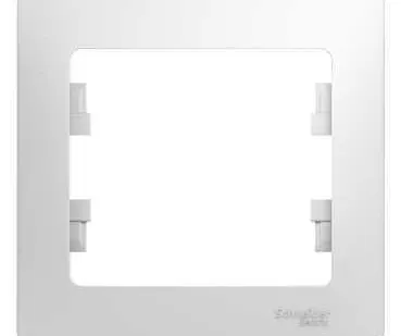 фото Рамка oдноместная Schneider Electric Glossa белая