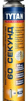 Фото №0 Пена-клей Tytan Professional универсальный 60 секунд 26296 750 мл