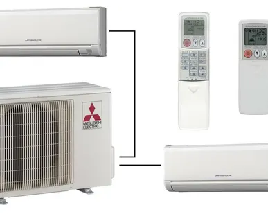 фото Монтаж мульти сплит-систем (2 внутренних блока 12)