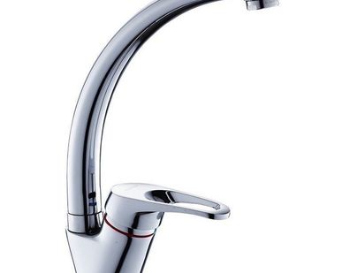 фото Cмеситель GROSS AQUA для кухни высокий Base
