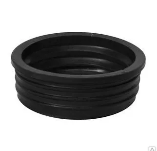 фото Манжета для перехода на чугун d 50 вулканизированная резина Синикон Синико