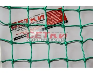 фото Сетка заградительная, ячейка 40*40, Д 2.2 мм, зеленая