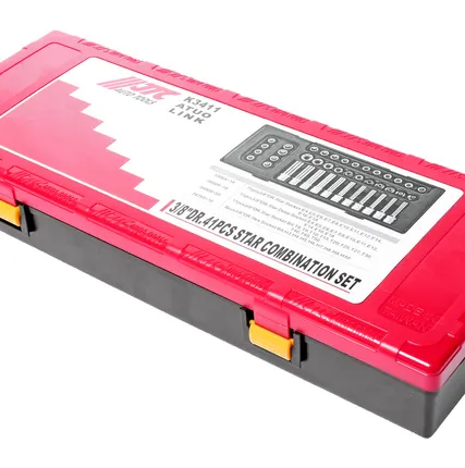 Фото №2 Набор головок торцевых 3/8&quot; TORX,HEX 41 предмет в кейсе JTC