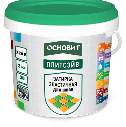 Фото №0 Затирка эластичная Основит Плитсэйв ХС6 Е золотистый 048 2 кг 01926