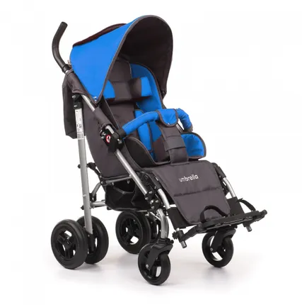 Фото №0 Кресло - коляска для детей - инвалидов UMBRELLA размер 1, литые (Черный в клетку)