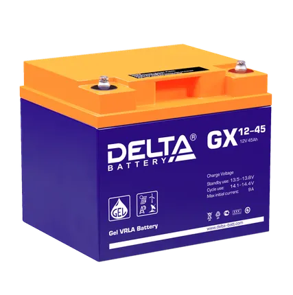 Фото №0 Аккумулятор Delta GX 12-45