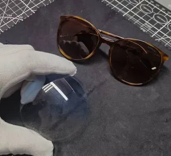 фото Окрас полимерных линз градиент (иные цвета)