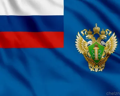 фото Флаг Ростехнадзора [100х150 см. из ткани Атлас]