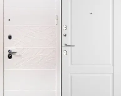 фото Входная дверь Деко Вайт-доррен белая