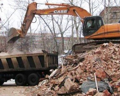 фото Уборка строительного мусора