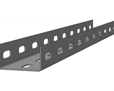 фото Перфопрофиль К235 60х30х2000мм оцинкованный Россия