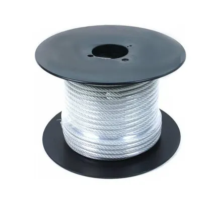 Фото №0 Трос для растяжки DIN 3055 в оплетке d 2/3 мм.