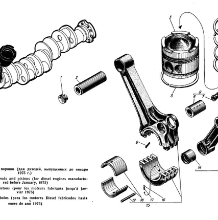 Фото №2 Кольцо поршневое уплотнительное 3Д6/Д12 20-04-06-1