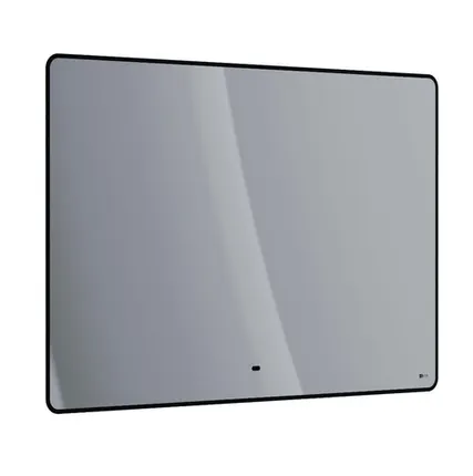 Фото №0 Зеркало Lemark MIOBLACK 120х80 см с интерьерной подсветкой, с подогревом