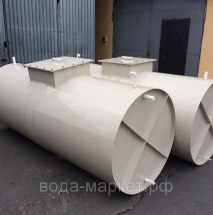 Фото №0 Резервуар пластиковый цилиндрический 5000 литров, подземный горизонтальный