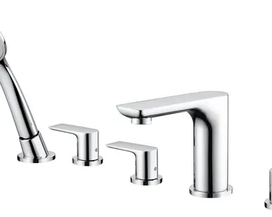 фото Ganzer Смеситель на борт ванны на 5 отверстий Ganzer GZ21088 хром