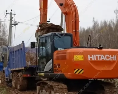 фото Аренда гусеничного экскаватора Hitachi ZX180LC, Москва