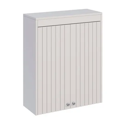 Фото №0 Шкаф Lemark ROMANCE 60 см подвесной, 2-х дверный, цвет корпуса, фасада: Белый глянец